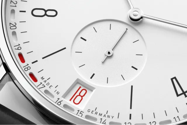 NOMOS Tangente 2date Otomatik Beyaz Gümüş Plaka 135 Görsel 5