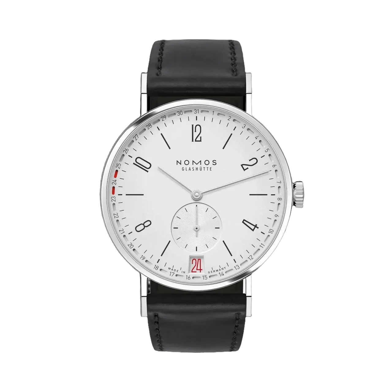 NOMOS Glashütte Tangente 2date Otomatik Beyaz Gümüş 135SB