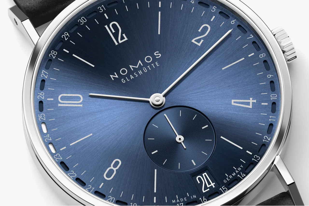 NOMOS Tangente 2date Mavi 136SB detay görseli 3