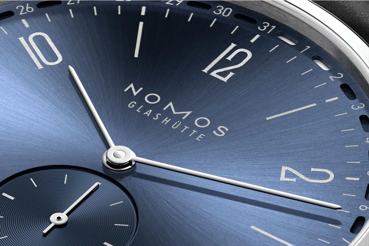 NOMOS Tangente 2date Mavi 136SB detay görseli 5