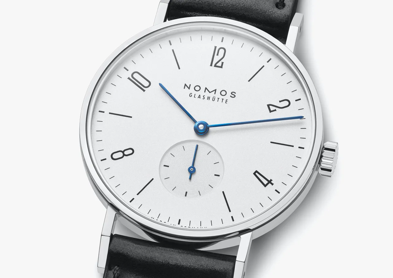 NOMOS Glashütte Tangente Otomatik Beyaz Gümüş Plaka 139 detay görseli 3