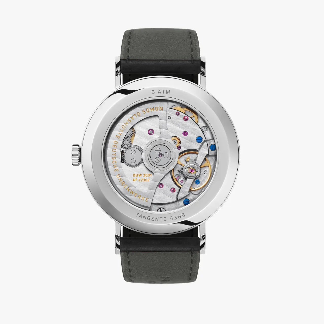 NOMOS Glashütte Tangente Neomatik Beyaz Gümüş 140 detay görseli 1