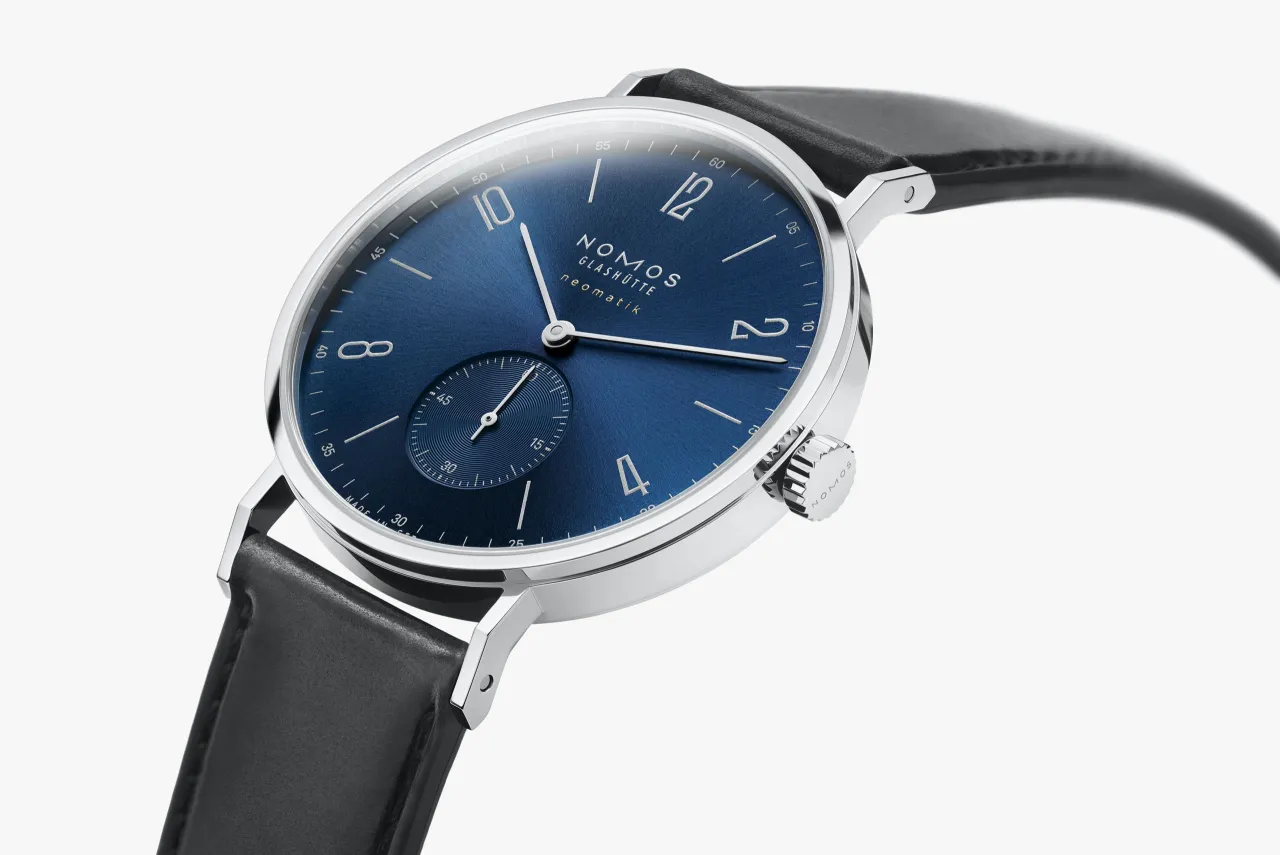 NOMOS Tangente Neomatik Blue Gold Otomatik 145 detay görseli 3