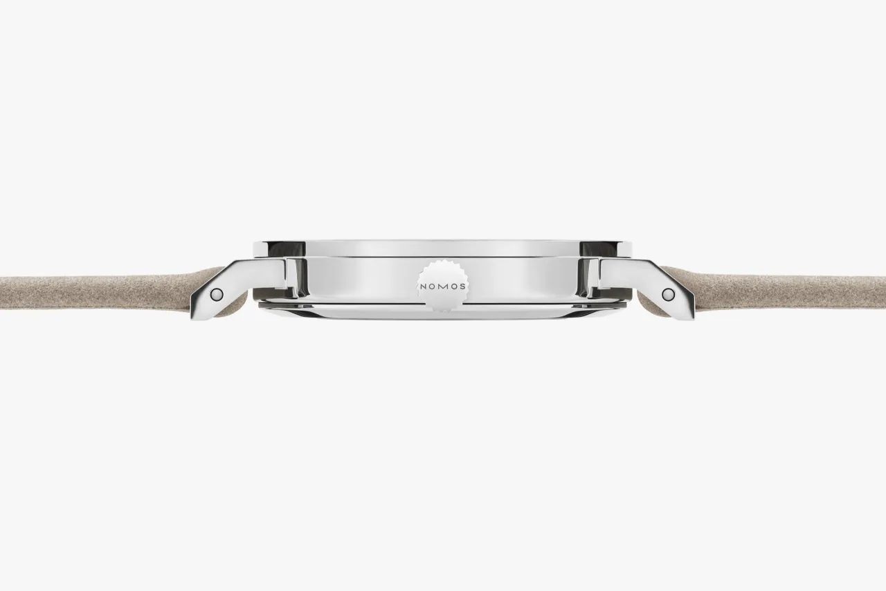 NOMOS Glashütte Tangente 33 Champagne Otomatik 150 detay görseli 3