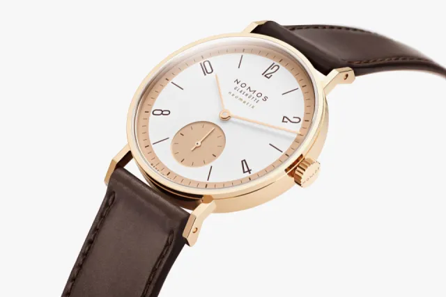 NOMOS Glashütte Tangente Rose Gold Neomatik 175 Years Watchmaking Glashütte 160S1 Görsel 3