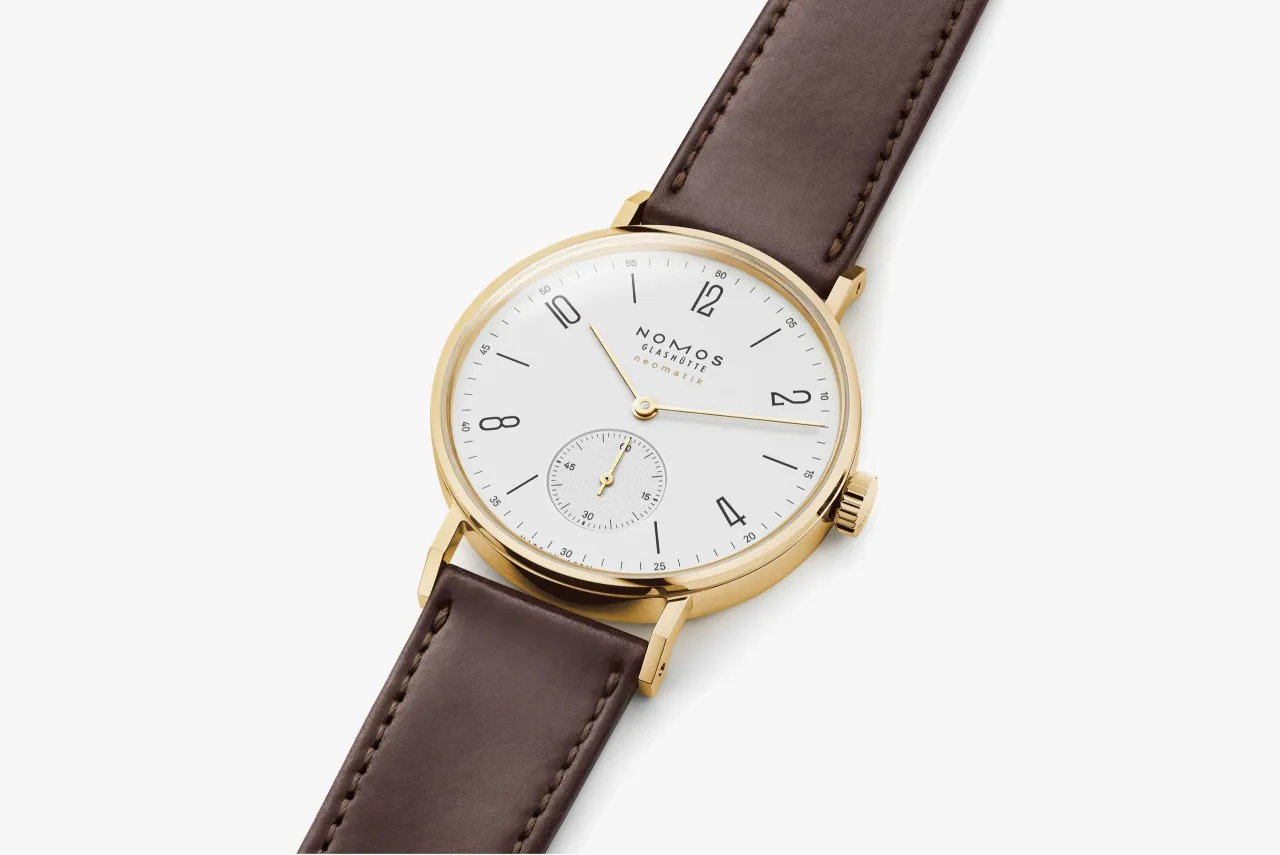NOMOS Tangente Gold Neomatik Doré 162 detay görseli 3