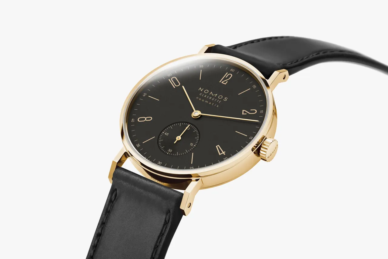 NOMOS Tangente Gold Neomatik Ruthenium 163 detay görseli 2