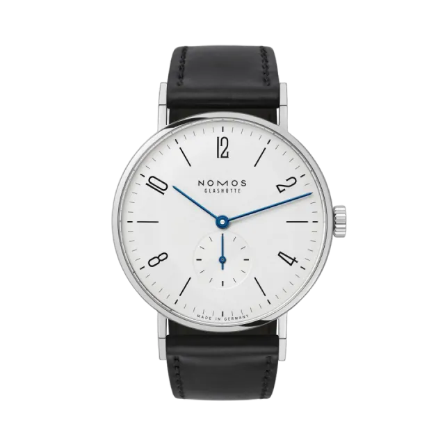 NOMOS Tangente 38 Refurbished White Silver-Plated 1642 Görsel 1