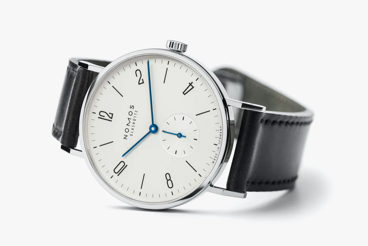 NOMOS Glashütte Tangente 38 Otomatik Beyaz Gümüş 165 detay görseli 5