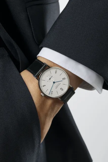 NOMOS Glashütte Tangente 38 Otomatik Beyaz Gümüş 165 Görsel 8
