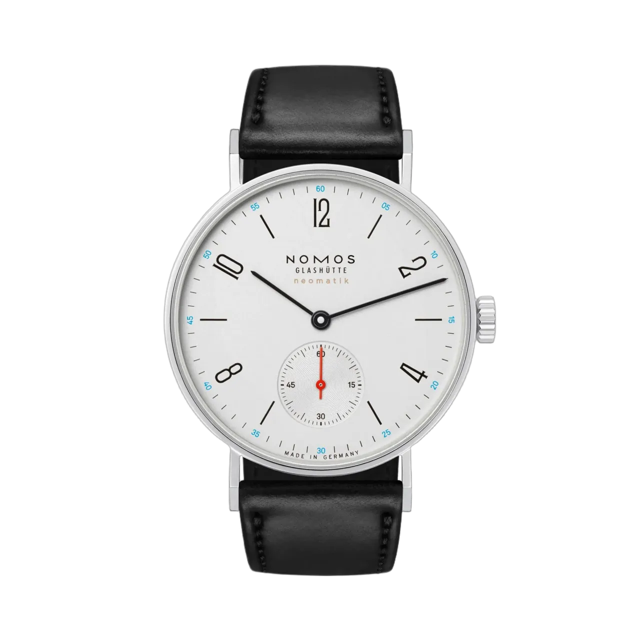 NOMOS Glashütte Tangente Neomatik Beyaz Gümüş Plaka 175