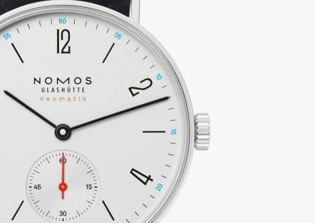 NOMOS Glashütte Tangente Neomatik Beyaz Gümüş Plaka 175 Görsel 4