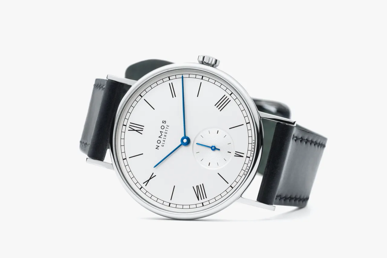NOMOS Glashütte Ludwig Manual Winding White Silver-Plated 201 detay görseli 3