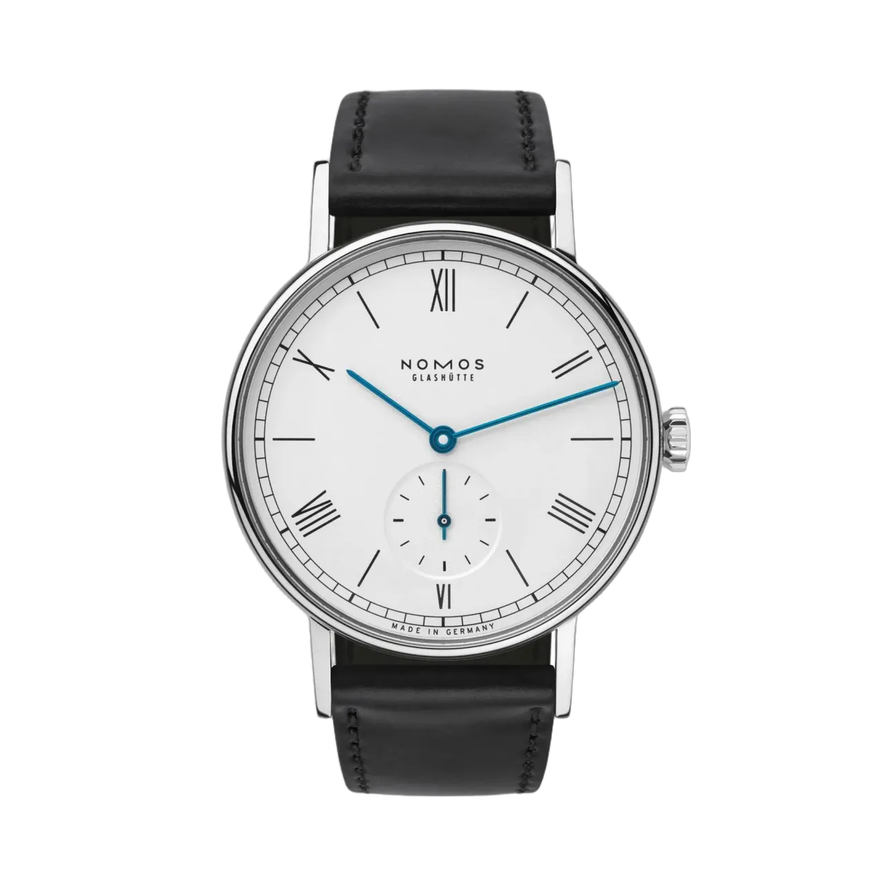 NOMOS Ludwig Galvanized White Silver-Plated Otomatik 205
