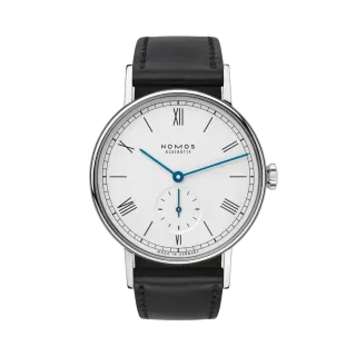 NOMOS Ludwig Galvanized White Silver-Plated Otomatik 205