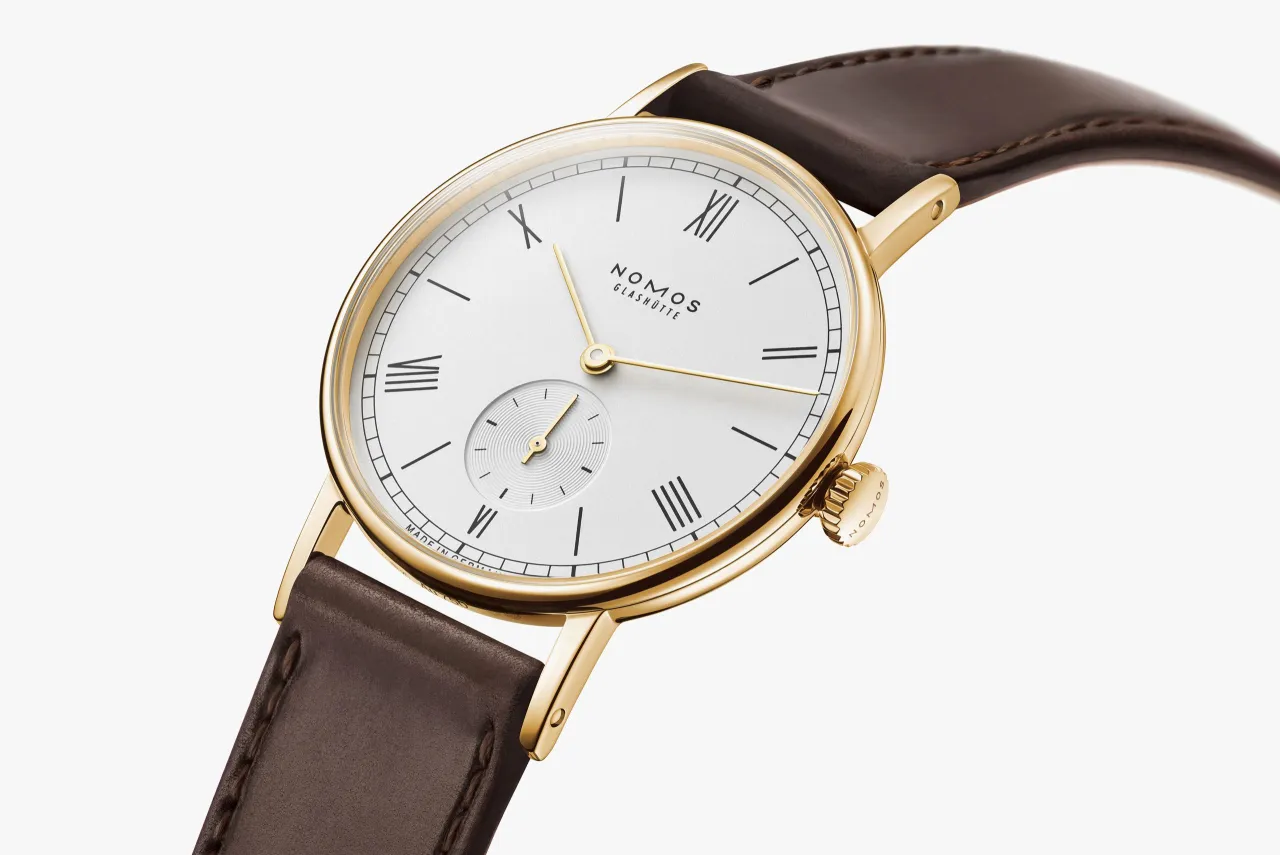 NOMOS Glashütte Ludwig Gold Doré Otomatik 212GOB detay görseli 2