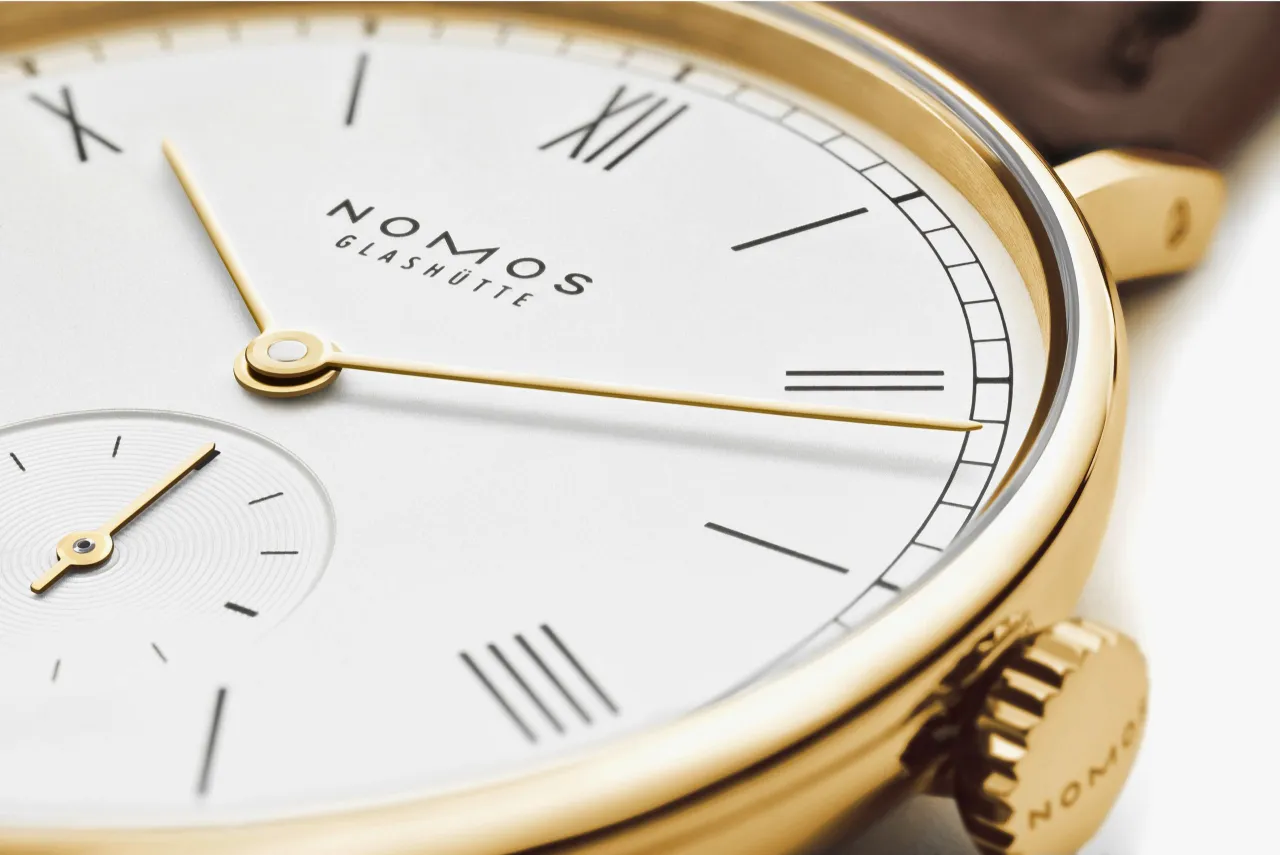 NOMOS Glashütte Ludwig Gold Doré Otomatik 212GOB detay görseli 3