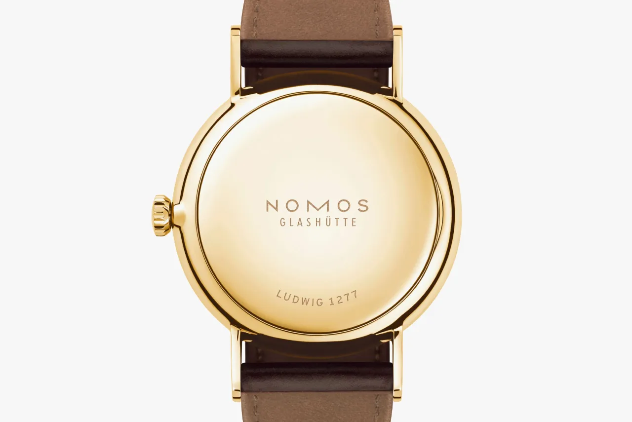NOMOS Glashütte Ludwig Gold Doré Otomatik 212GOB detay görseli 4