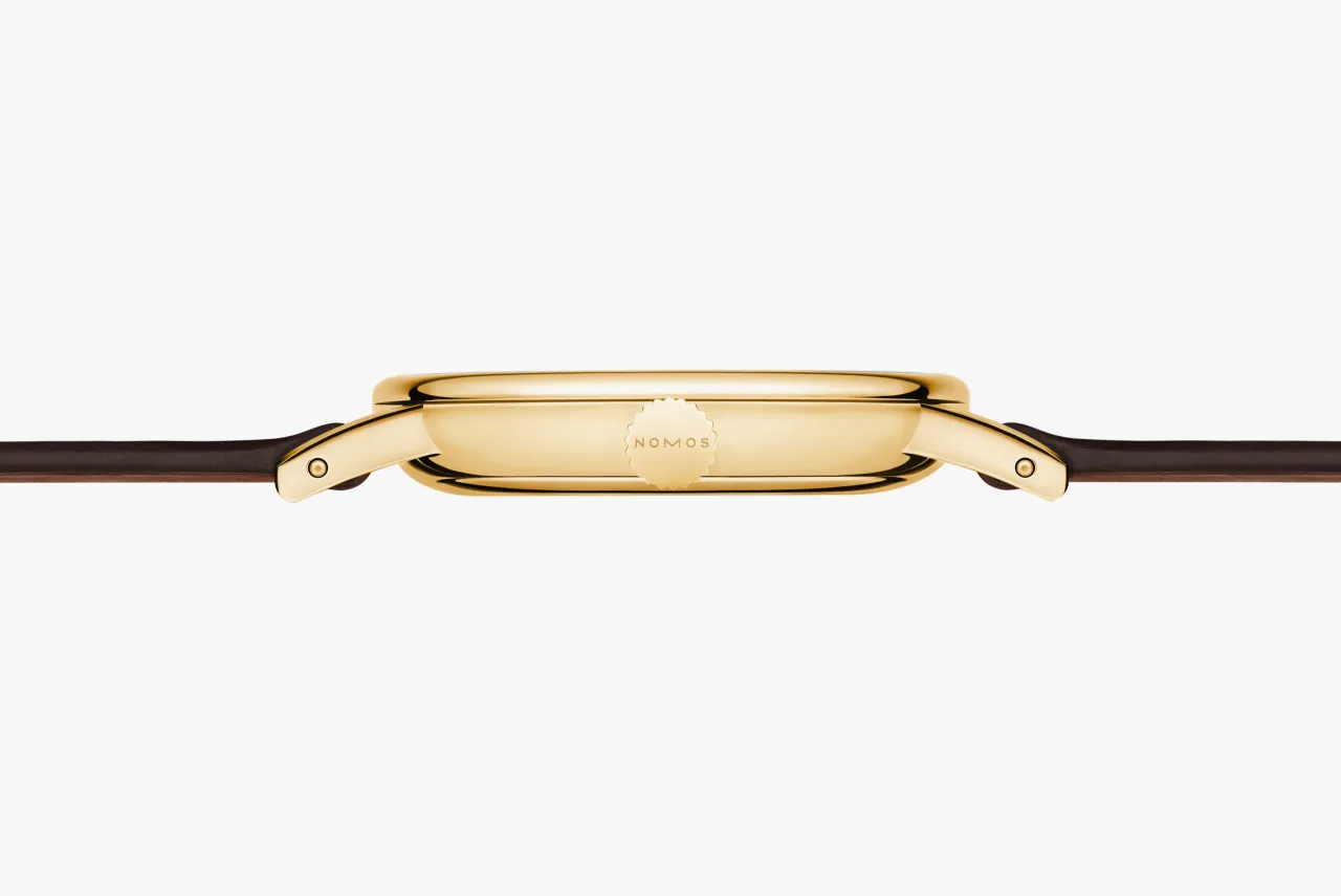 NOMOS Glashütte Ludwig Gold Doré Otomatik 212GOB detay görseli 5