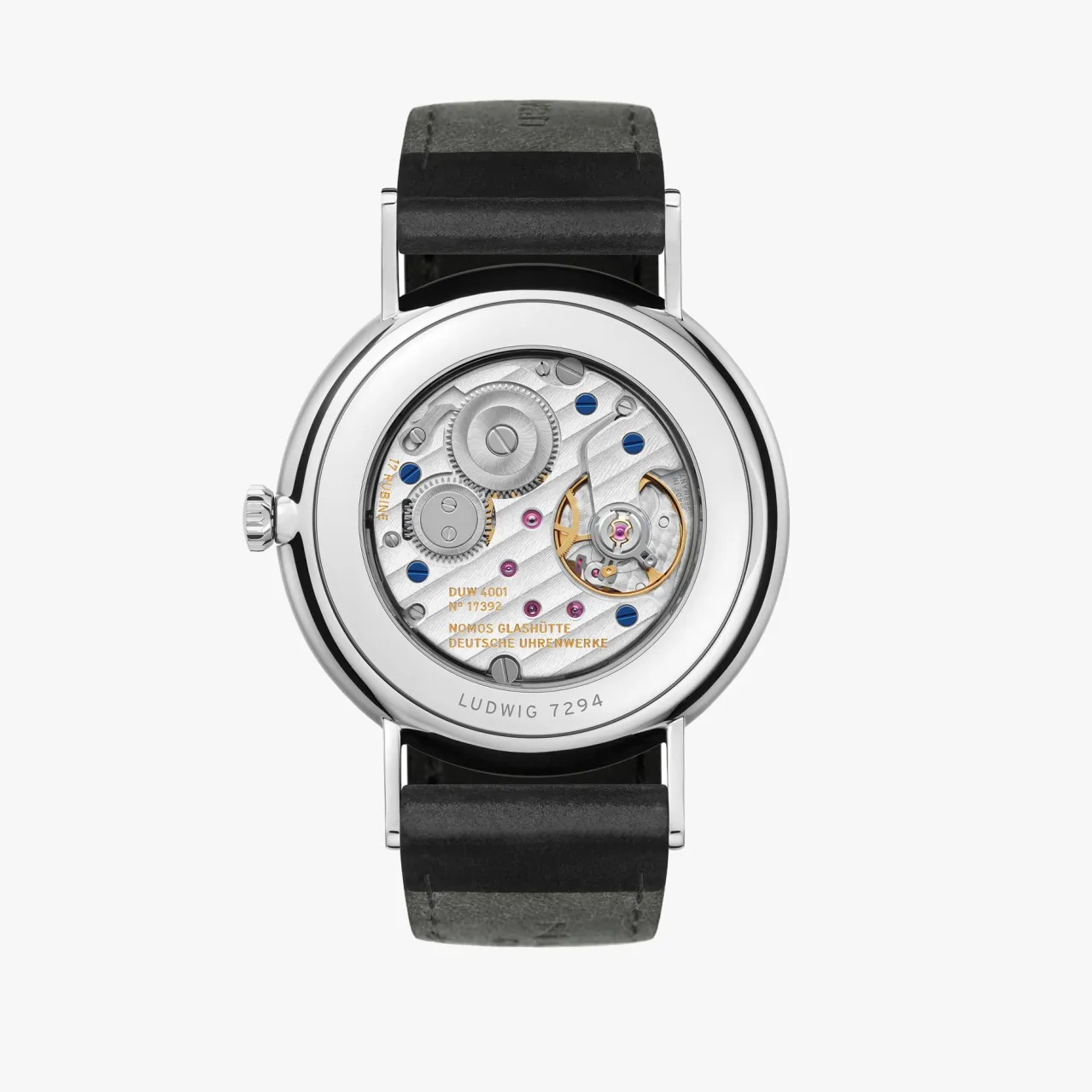 NOMOS Glashütte Ludwig 38 Otomatik Beyaz Gümüş 234 detay görseli 1