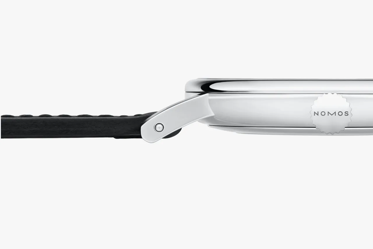 NOMOS Glashütte Ludwig 38 Otomatik Beyaz Gümüş 234 detay görseli 3