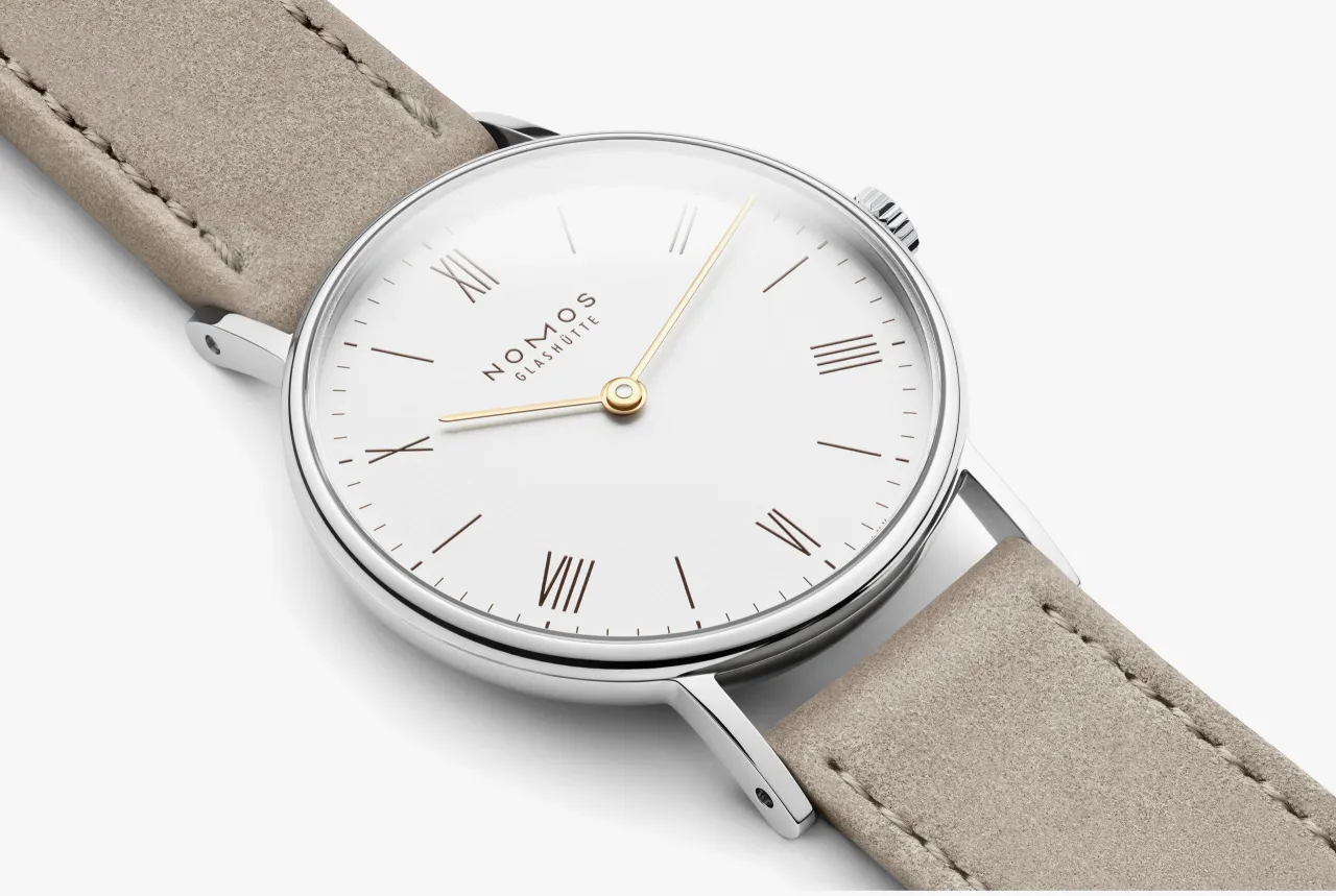 NOMOS Glashütte Ludwig 33 Duo Beyaz Gümüş Plaka 241 detay görseli 2