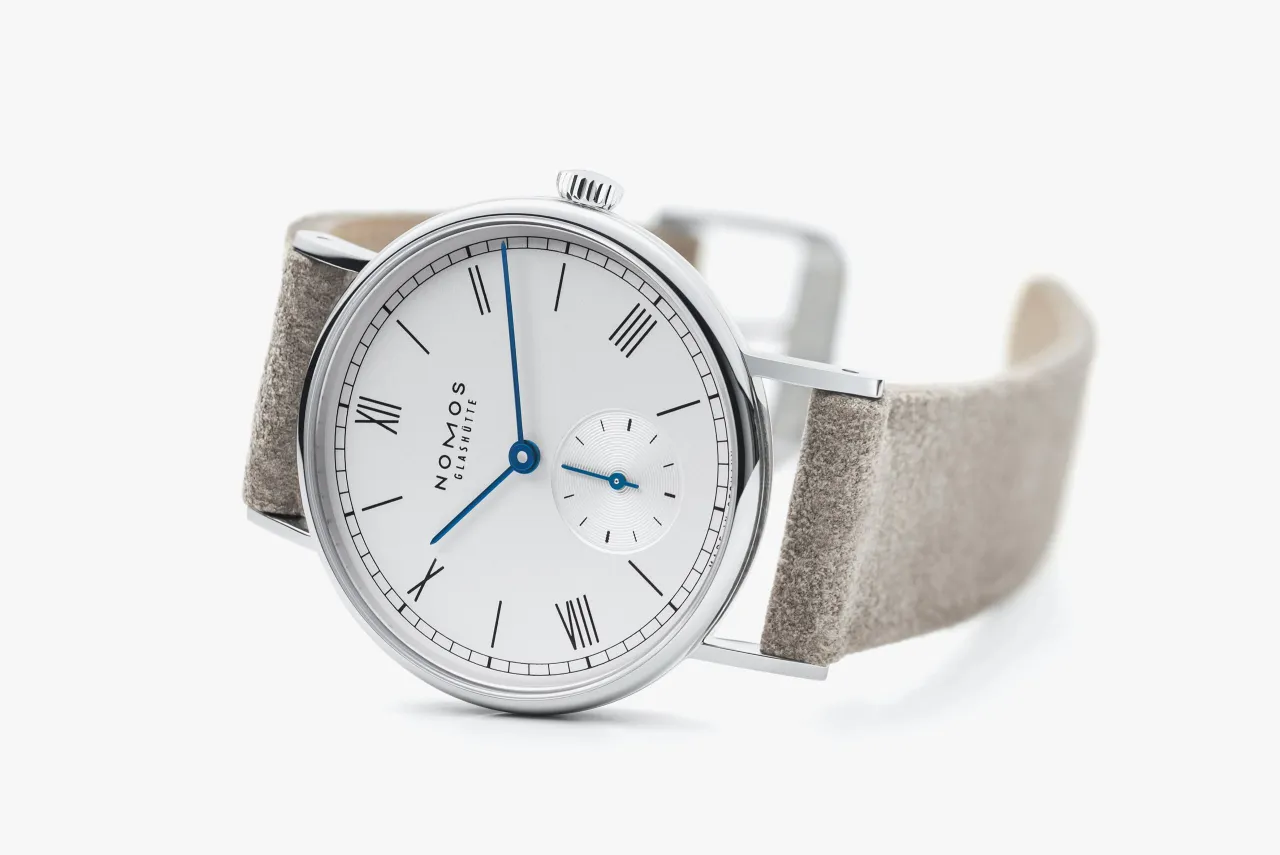 NOMOS Glashütte Ludwig 33 Otomatik Beyaz Gümüş Plaka 243 detay görseli 3