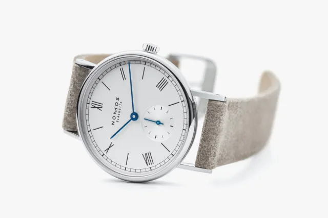 NOMOS Glashütte Ludwig 33 Otomatik Beyaz Gümüş Plaka 243 Görsel 4