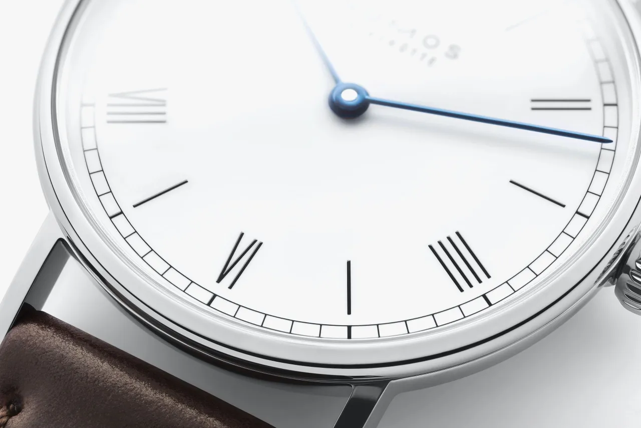 NOMOS Ludwig 33 Duo Enamel White 249 detay görseli 3