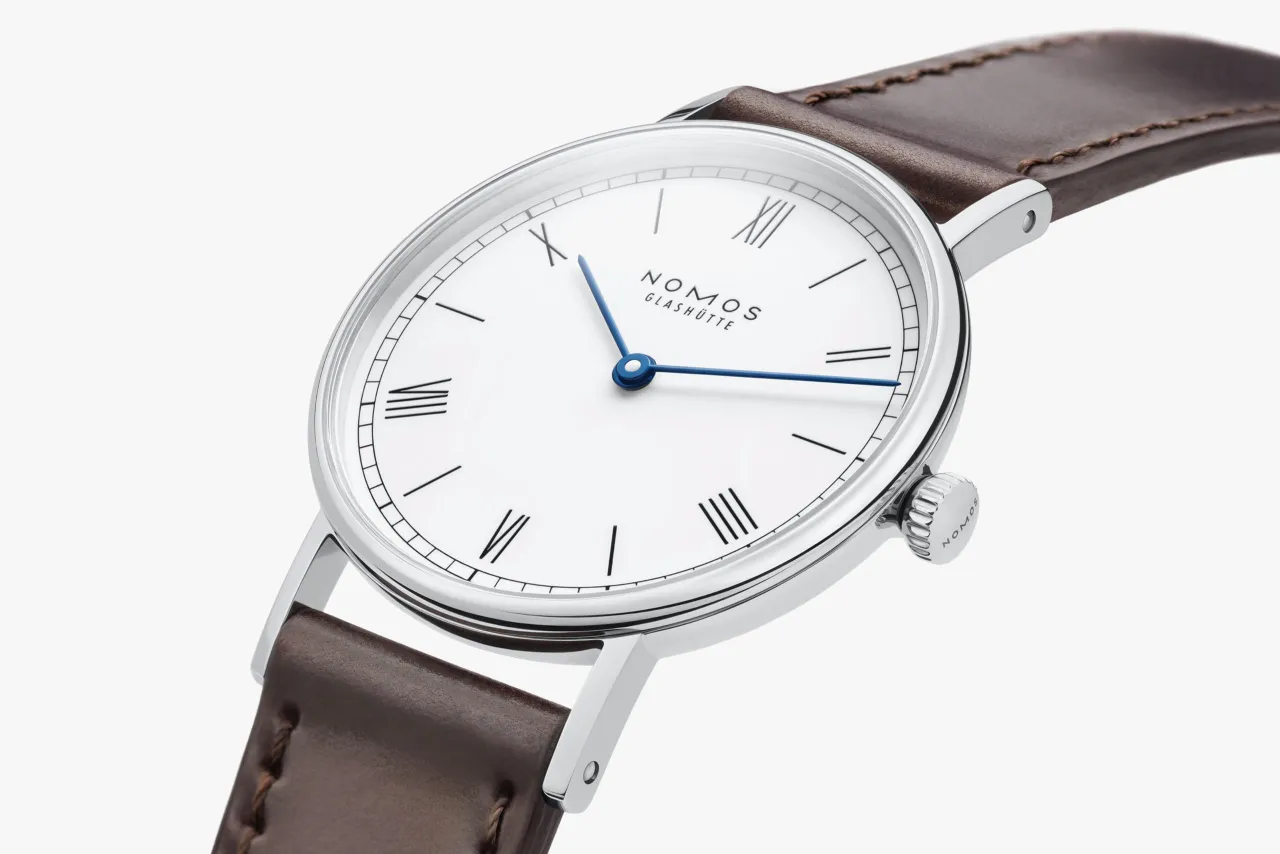 NOMOS Ludwig 33 Duo Enamel White 249 detay görseli 4