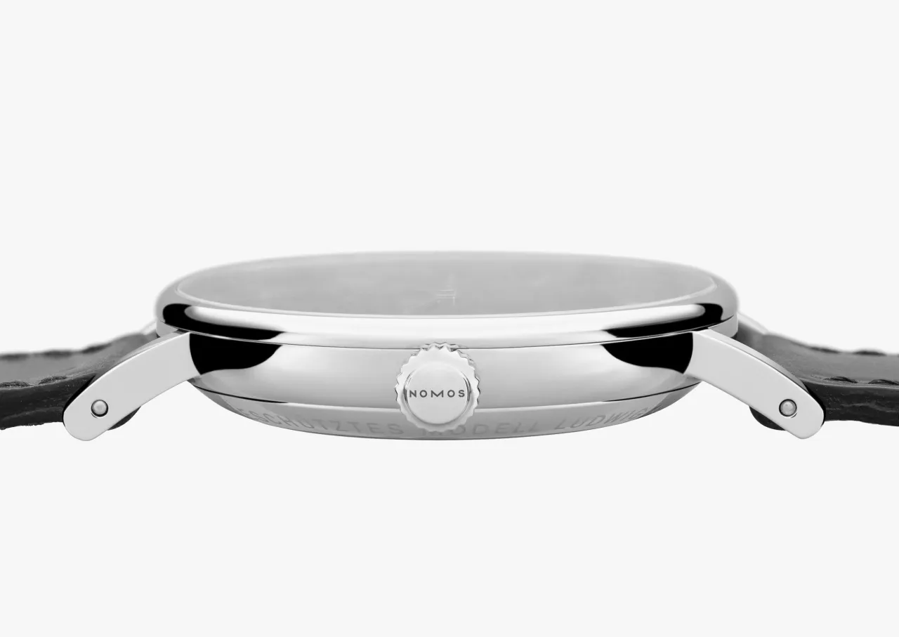 NOMOS Glashütte Ludwig Automatic Beyaz Gümüş Plakalı 251 detay görseli 3