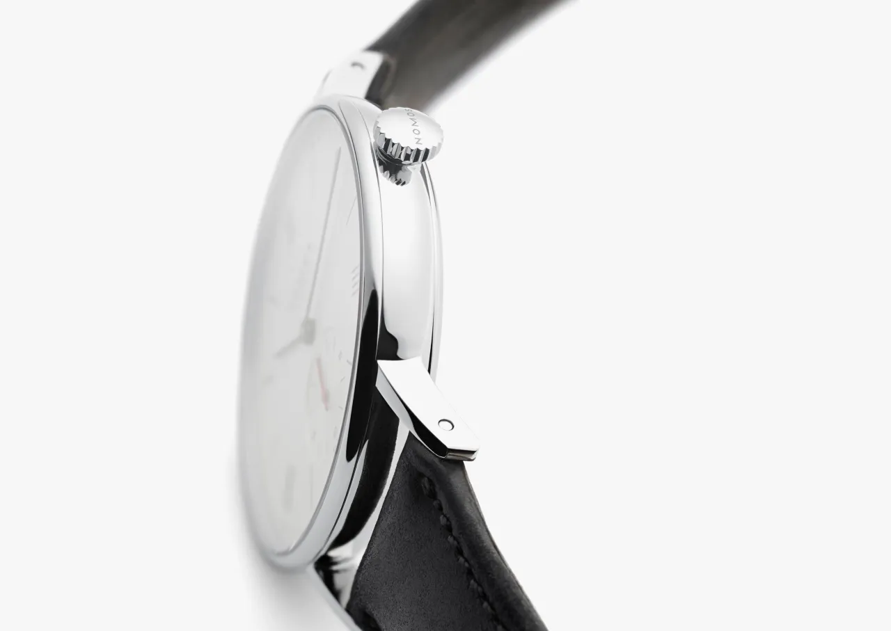 NOMOS Glashütte Ludwig Neomatik Otomatik Beyaz Gümüş 282 detay görseli 4