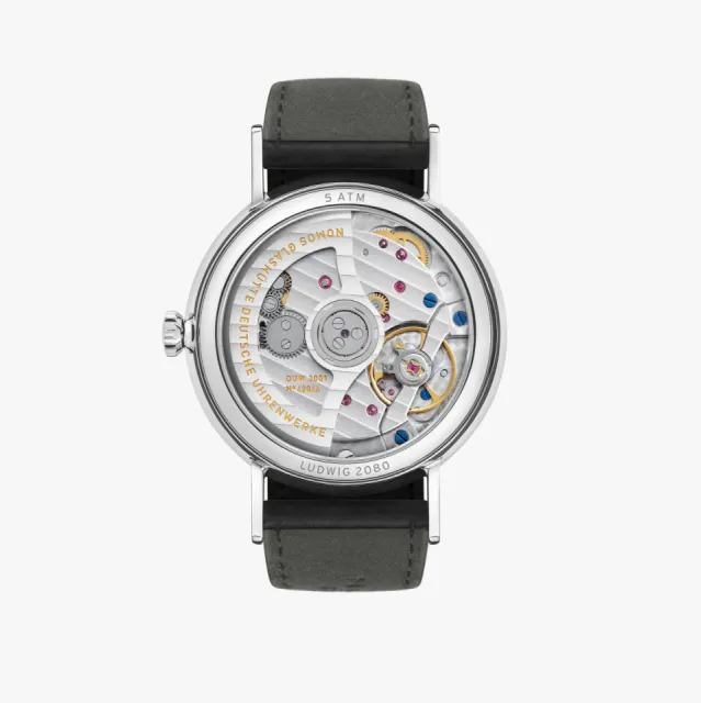 NOMOS Glashütte Ludwig Neomatik Otomatik Beyaz Gümüş 282 Görsel 2