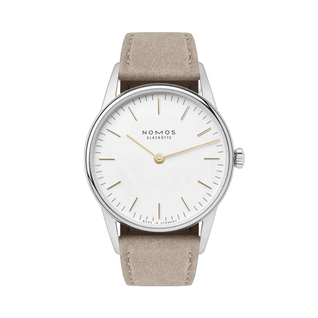 NOMOS Glashütte Orion 33 Duo Manual White Silver-Plated 319
