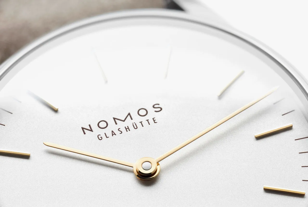 NOMOS Glashütte Orion 33 Duo Manual White Silver-Plated 319 detay görseli 3
