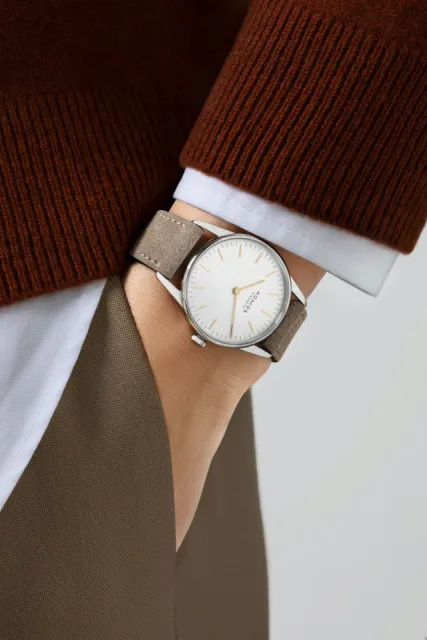 NOMOS Glashütte Orion 33 Duo Manual White Silver-Plated 319 Görsel 7
