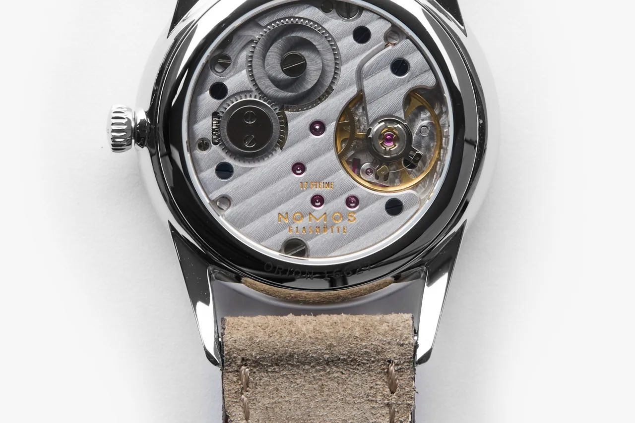 NOMOS Glashütte Orion 33 Rose Otomatik 3252 detay görseli 5