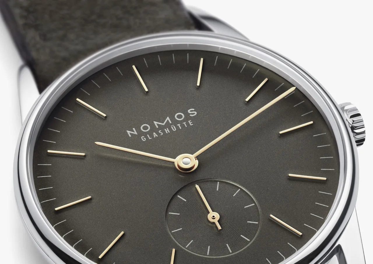 NOMOS Orion 1989 November Gray Otomatik 326 detay görseli 2