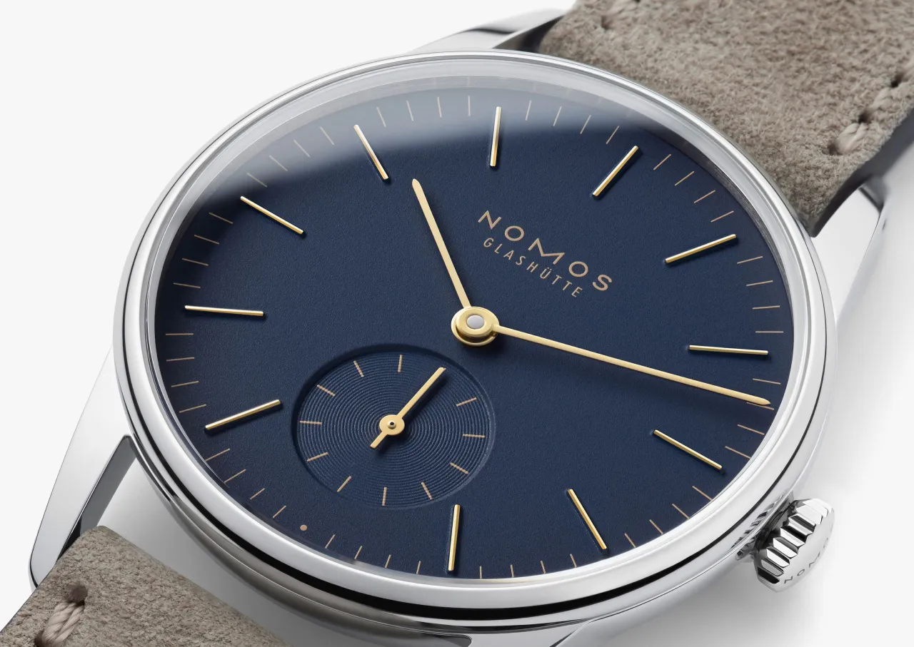 NOMOS Orion 33 Midnight Blue Otomatik 330 detay görseli 3