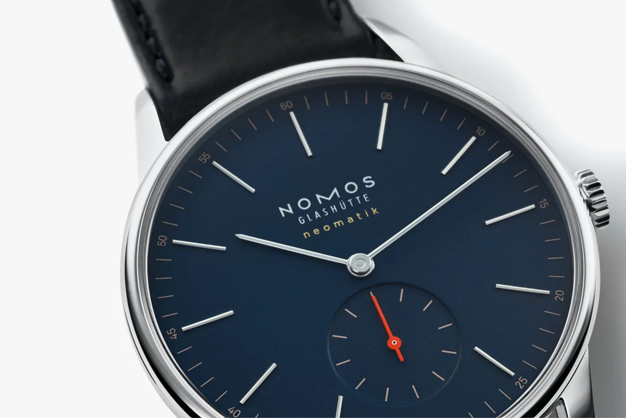 NOMOS Glashütte Orion Neomatik Midnight Blue Otomatik 343 detay görseli 2