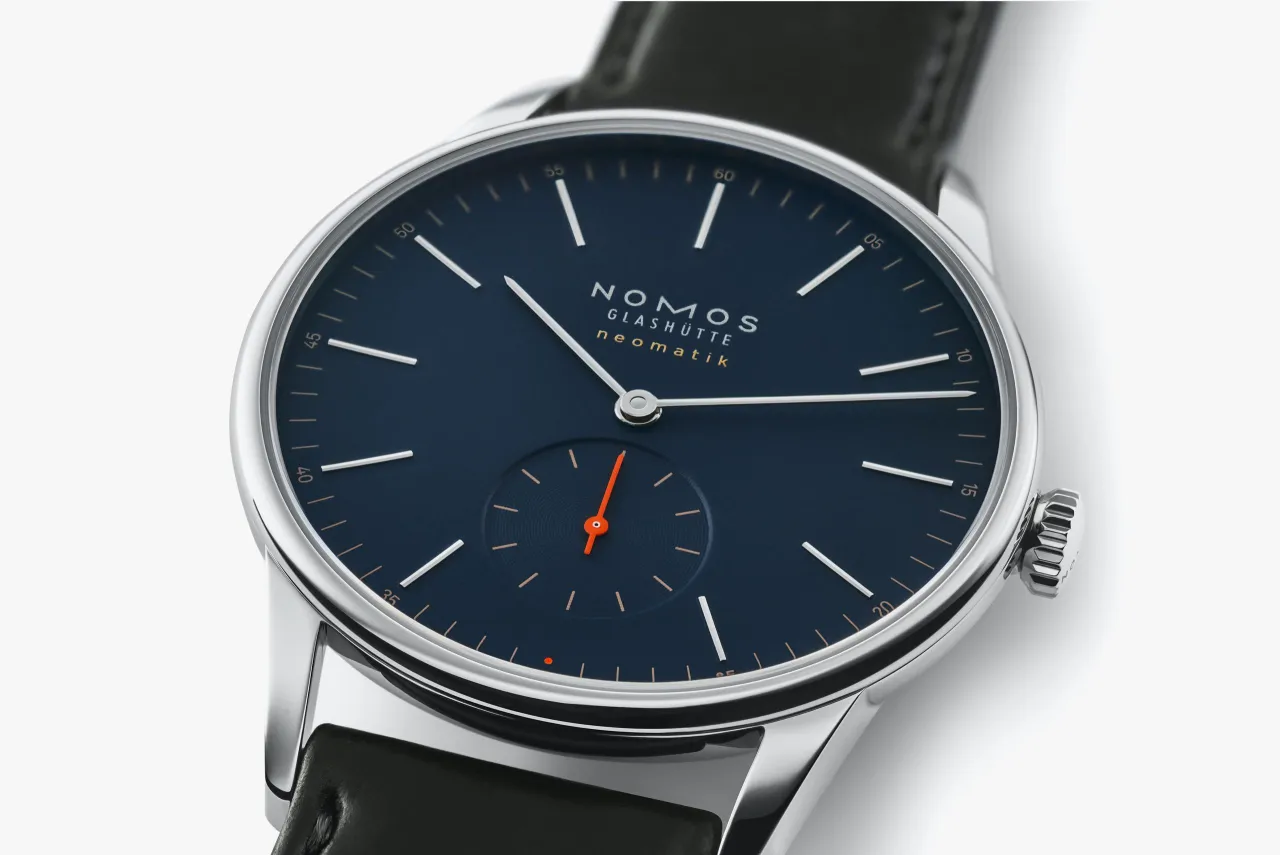 NOMOS Glashütte Orion Neomatik Midnight Blue Otomatik 343 detay görseli 4