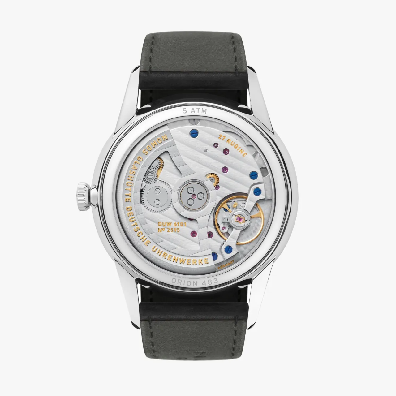 NOMOS Glashütte Orion Neomatik 41 Date Olive Gold Otomatik 3642 detay görseli 1