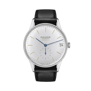 NOMOS Orion Neomatik 41 Date Otomatik Beyaz Gümüş 365S1