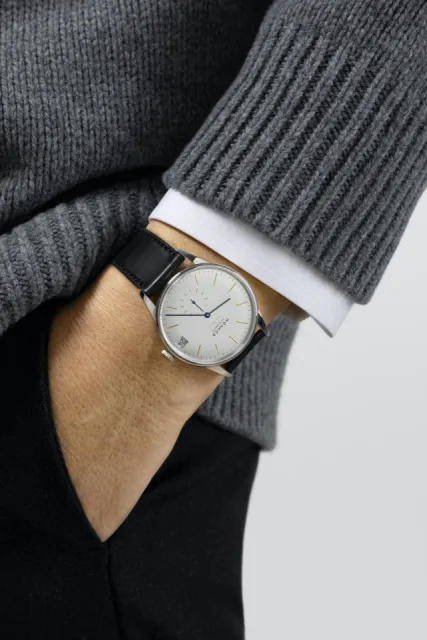 NOMOS Orion Neomatik 41 Date Otomatik Beyaz Gümüş 365S1 Görsel 7