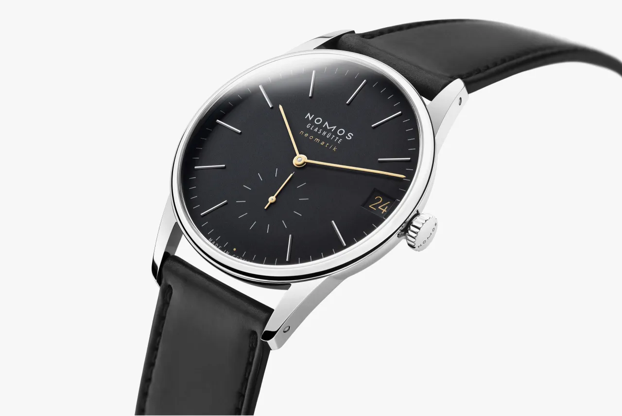 NOMOS Orion Neomatik 41 Date New Black 366 detay görseli 2