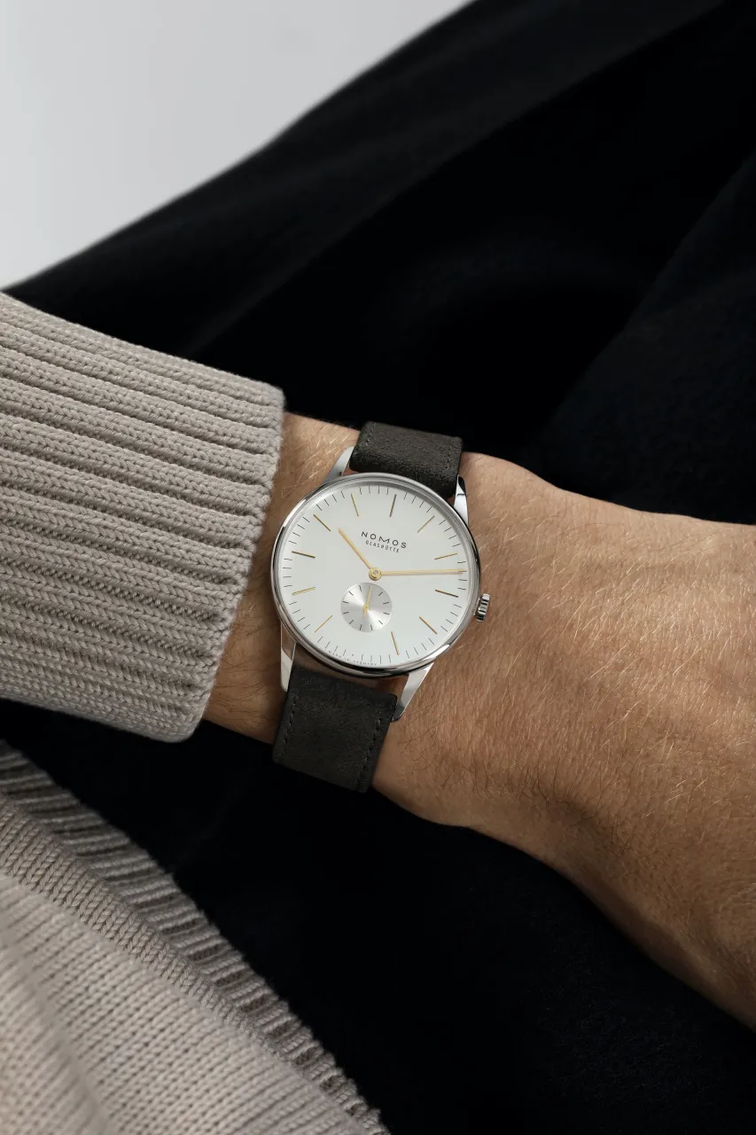 NOMOS Glashütte Orion 38 Silver Otomatik 379 detay görseli 5