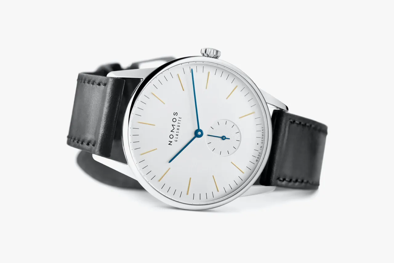 NOMOS Orion 38 Otomatik Beyaz Gümüş 384 detay görseli 2