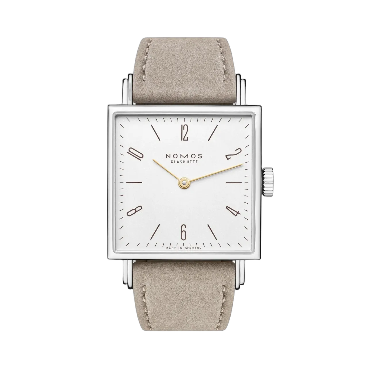 NOMOS Tetra 27 Duo Beyaz Gümüş Plaka 405