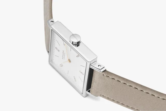 NOMOS Tetra 27 Duo Beyaz Gümüş Plaka 405 Görsel 6