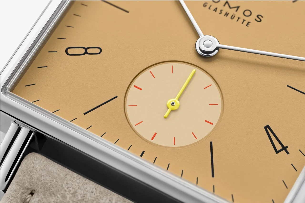 NOMOS Tetra Ochra Ocher Yellow 437SB detay görseli 3